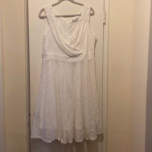 2XL Grace Karin White Sequin dress